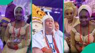 Video of Ooni of Ife’s daughter at his 50th birthday party trends, fans drool: “Is she single?”