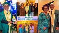 2Baba's brother, mum & Annie's daughter celebrate with Sunmbo Adeoye as singer's 1st son Nino graduates