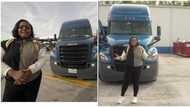 "I'm a girl": 36-year-old lady resigns her teaching job and becomes truck driver, makes N64 million yearly