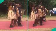 Boy refuses to dance with others at his graduation party, video raises questions: "He dey think"