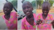 "She too fine": Beautiful Nigerian girl who is a beggar hypes man in car, her video goes viral on TikTok