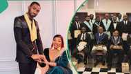 "You've entered where it'll be hard to escape": Reactions as Anita Joseph's hubby joins Freemasonry