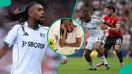 Alex Iwobi rubs salt in Man United wounds with MOTM award, celebrates with local Nigerian food