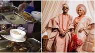 Nigerian man who served garri and fish as refreshment at his wedding reception says it cost N400k