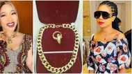 Tonto Dikeh gifts friend N2.5m necklace as revenge for car she gave her on her birthday (video)