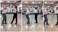 Age not a factor: 96-yr-old man takes the dance floor with young lady, he refuses to be defeated in cute video