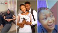 "Leave if you can please": Fine lady who got married during ASUU strike shares sad photos, says she is tired