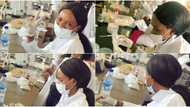 Nigerian lady vows not to leave lab till she finds cure for coronavirus (photos)