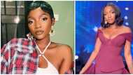 Celebrity style focus: Video of singer Simi in stunning burgundy dress leaves fashionistas impressed