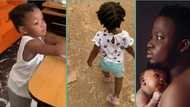 "This side chick no dey fear": Little girl boldly calls her dad 'babe' in mum's presence