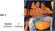 "He just wan chop am": Wizkid sends netizens on assignment as he follows only one mystery lady on Instagram