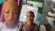 Lady who posted video of boyfriend washing her underwear cries out as he ends relationship