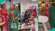 Nigerian lady takes mother to multimillion naira new store in video, her reaction melts hearts