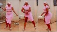 "She don take something": Curvy lady rolls waist to Tee Dollar's beat, her energy level surprises many online