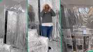 Man covers his parents' house in aluminium foil, video shows his mum's behaviour as she entered