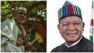 Ortom Lands in US, Calls for Immediate Release of IPOB Leader, Nnamdi Kanu as He Meets Igbo Leaders