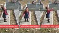"Kids see things": Mum shocked as her little daughter waves and kisses imaginary person in viral video