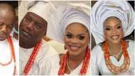 Mercy Aigbe’s ex-hubby Lanre Gentry flaunts new bride in wedding photos, says good wife is a blessing