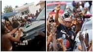 Many in disbelief as youths remove their clothes, wipe dust off Peter Obi's SUV in new video