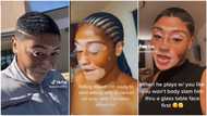 "Stop hiding your face": Lady with rare skin colour looks shy in video, many say she's beautiful