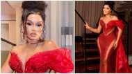 Celebrity birthday: Nollywood actress Onyi Alex celebrates new age in red glam look