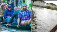 Flood: Nigerian governor, ex-president become IDPs as water takes over their residences, photos surface online