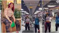 "His daughter is a rich man": Tacha hits the gym with 50-year-old dad, video melts hearts online