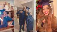 Nigerian man gushes over daughter who bagged 2 first class degrees, 4.0 GPA in her MBA
