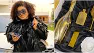 Bobrisky shows off expensive invitation box for 30th birthday, contains wine, luxury perfume, others