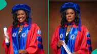Nigerian lady earns PhD degree at 27 from Ignatius Ajuru University of Education, shares story