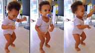 "Baby got the moves": Little girl scatters dance floor at home, video stuns many on TikTok