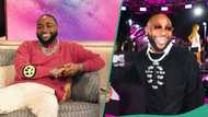 Davido shows off his potbelly many months after going to gym, photo goes viral