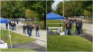 1 year after woman treated bikers during accident, they visit her daughter's stand, buy all her lemonade