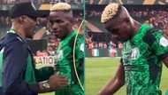 AFCON final: Victor Osimhen’s emotional moment after Nigeria's loss to Ivory Coast melts hearts