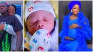 Portable welcomes baby boy with girlfriend, internet users react: "Her dream don come true"