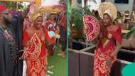 Video: Lady rejoices as she finally marries at 32 after 8 marriage disappointments and 5 breakups