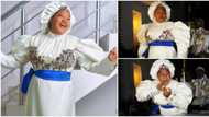 Actress Toyin Abraham's grand entrance to venue of movie premiere in Lagos
