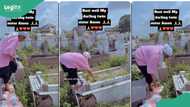 Young lady visits her twin sister’s grave and expresses her gratitude for their time on earth
