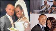 “Una head just big”: Comedian Warri Pikin and husband mark 10th anniversary, share throwback wedding photo