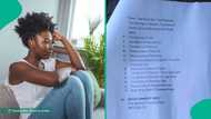 Lady from Akwa Ibom weeps as suitor flees after seeing her bride price list, displays it online