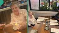 80-year-old woman who has no family gets birthday treat from her neighbour