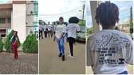 Joy as 27-year-old Nigerian lady who took JAMB exams 7 times finally graduates from IMSU, shares photos