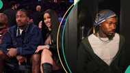 Video as Cardi B’s lover Stefon Diggs acts shy about sharing feelings regarding singer’s pregnancy
