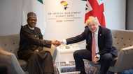 President Buhari responds to UK prime minister's question about running for office again