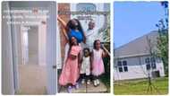 Video: Nigerian family in US rejoices after buying a big and spacious house, video emerges