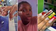 TikTok video shows nail tech recycling plastic bottles into lush talons: “Masterpiece”