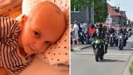 Touching moment 15,000 bikers all ride together to cheer up 6-year-old boy diagnosed with cancer