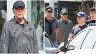 Bruce Willis steps out with friends after aphasia diagnosis that prematurely ended his career