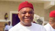 Breaking: Senator Orji Kalu visits Nnamdi Kanu in DSS custody, reveals what he told IPOB leader