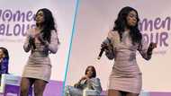 Becca teases fans with unreleased song at Women of Valour conference, many beg with her to drop it